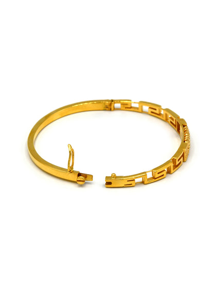 22ct Gold 1 Piece Ladies Bangle - Roop Darshan