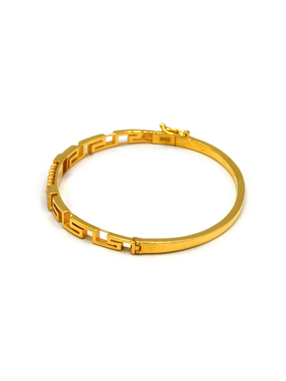 22ct Gold CZ 1 Piece Ladies Bangle - Roop Darshan