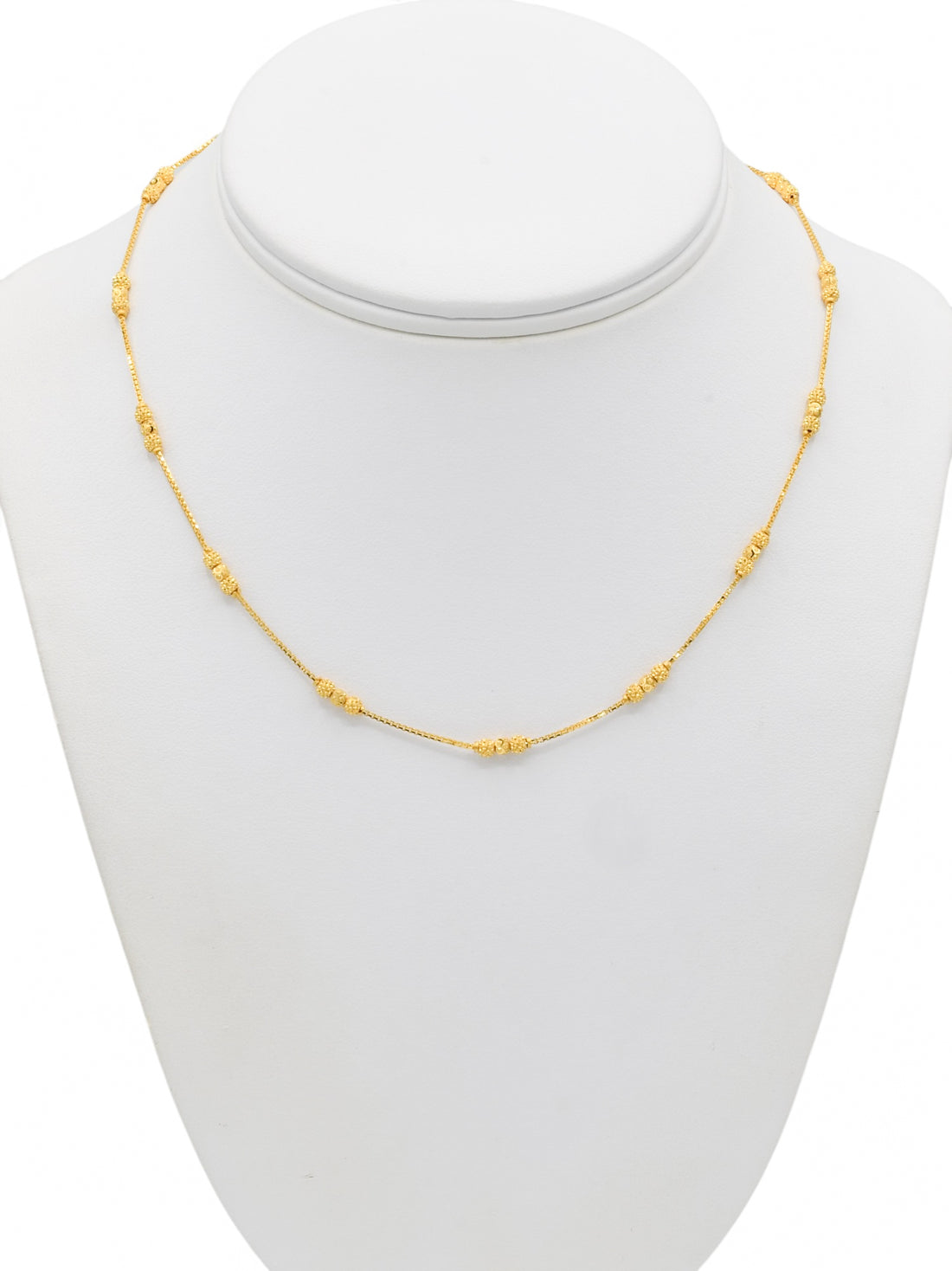 22ct Gold Ball Fancy Chain