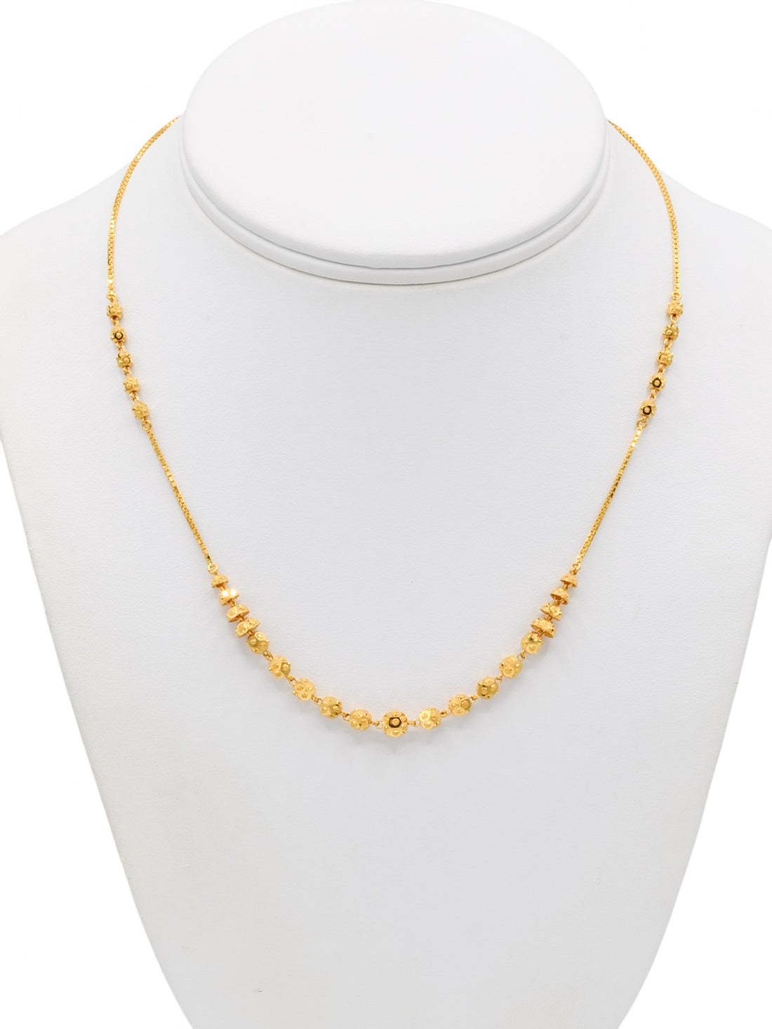 22ct Gold Ball Fancy Chain