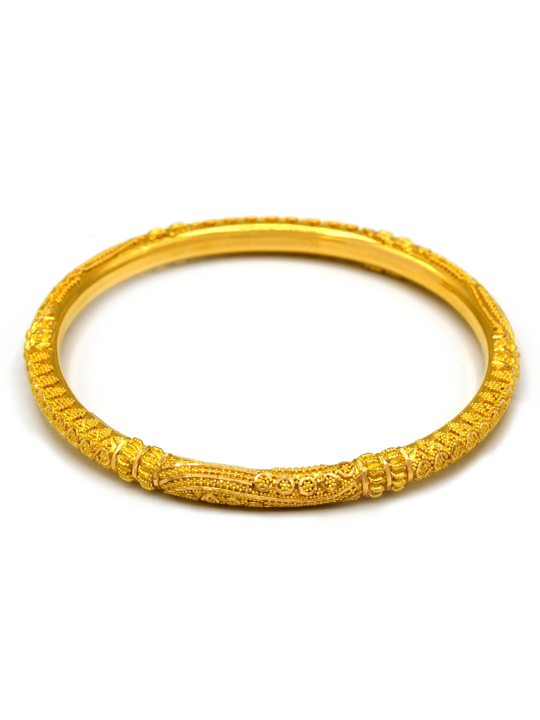 22ct Gold 2 Piece Bangle - Roop Darshan