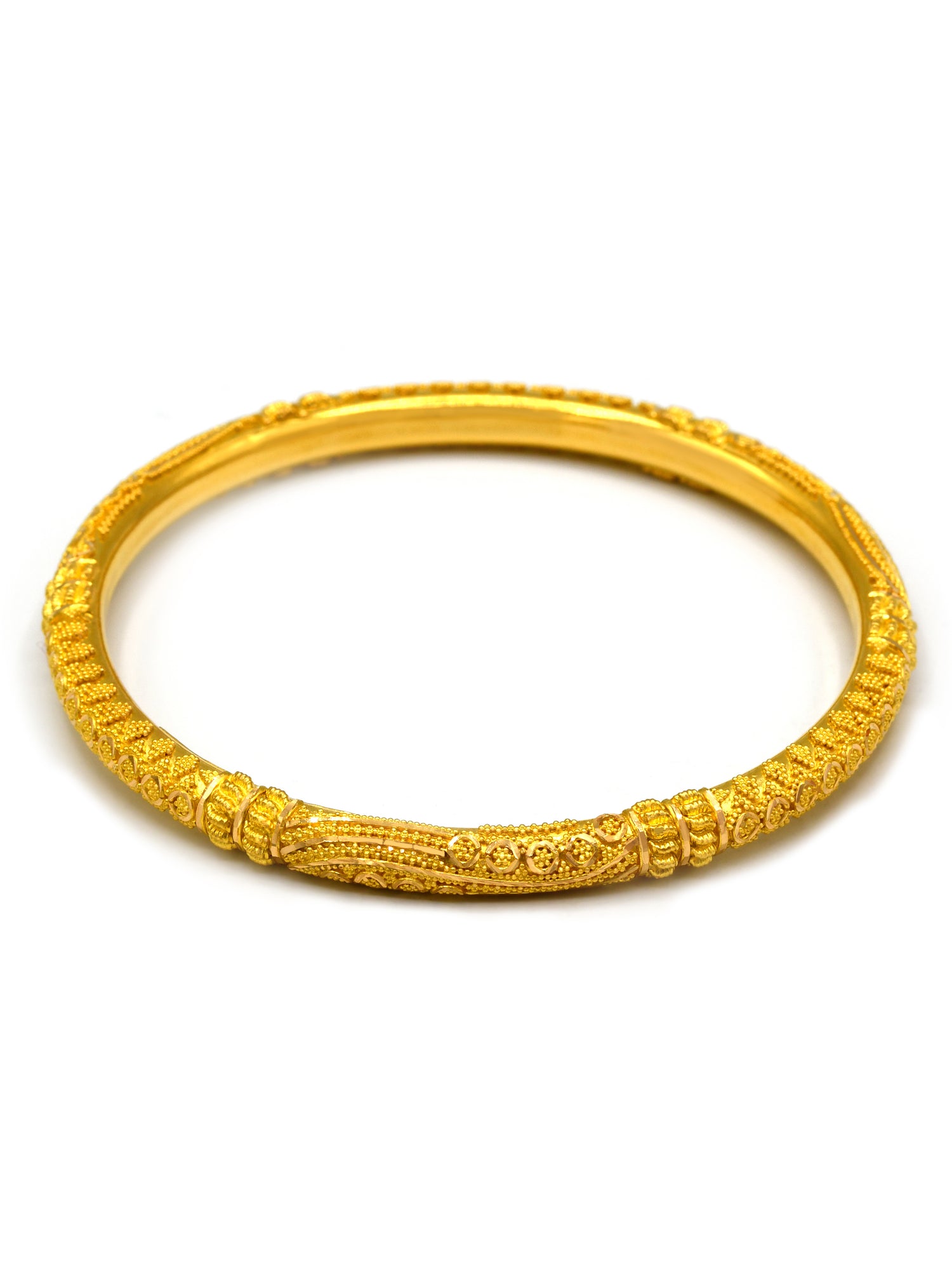 22ct Gold 2 Piece Bangle - Roop Darshan