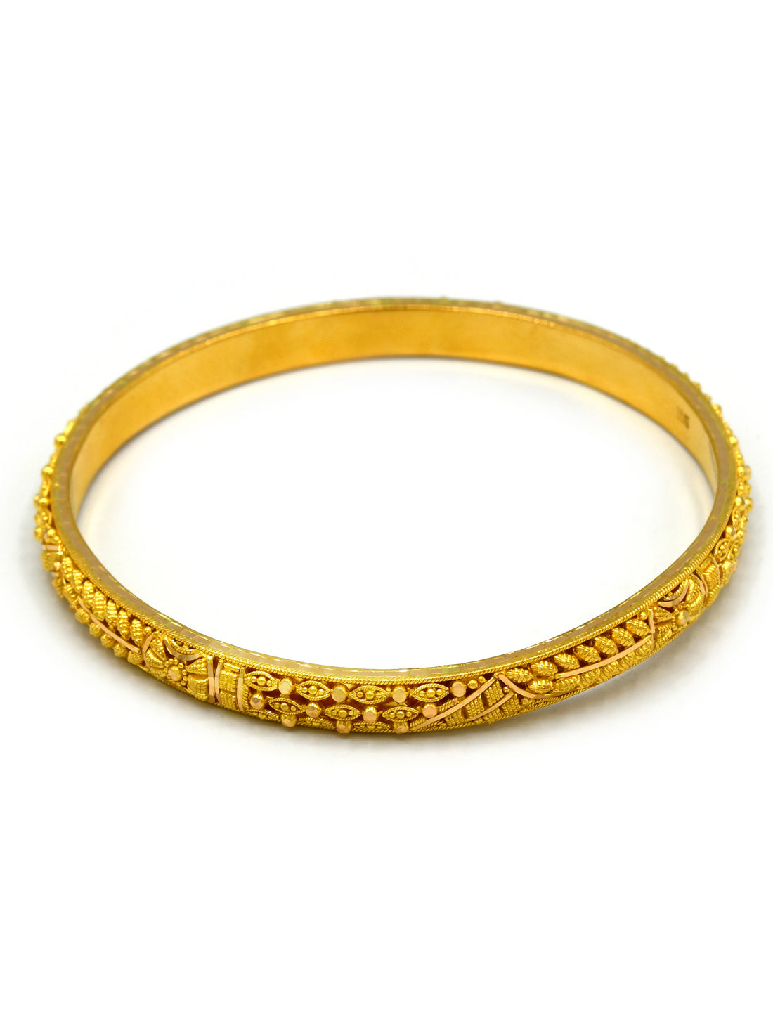 22ct Gold 2 Piece Bangle - Roop Darshan