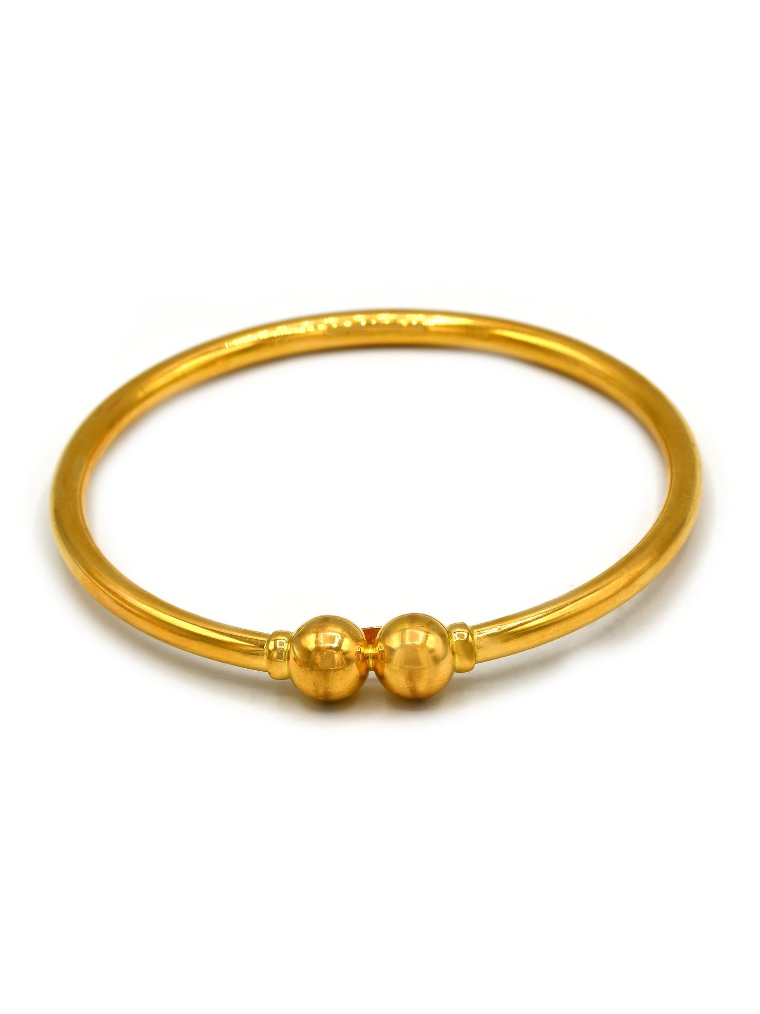 22ct Gold 2 Piece Bangle - Roop Darshan