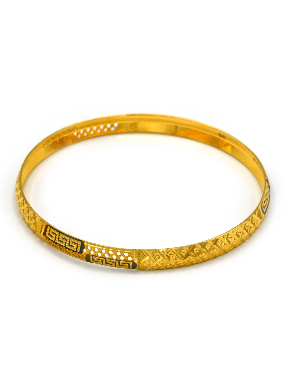 22Ct Gold 2 Piece Bangle - Roop Darshan