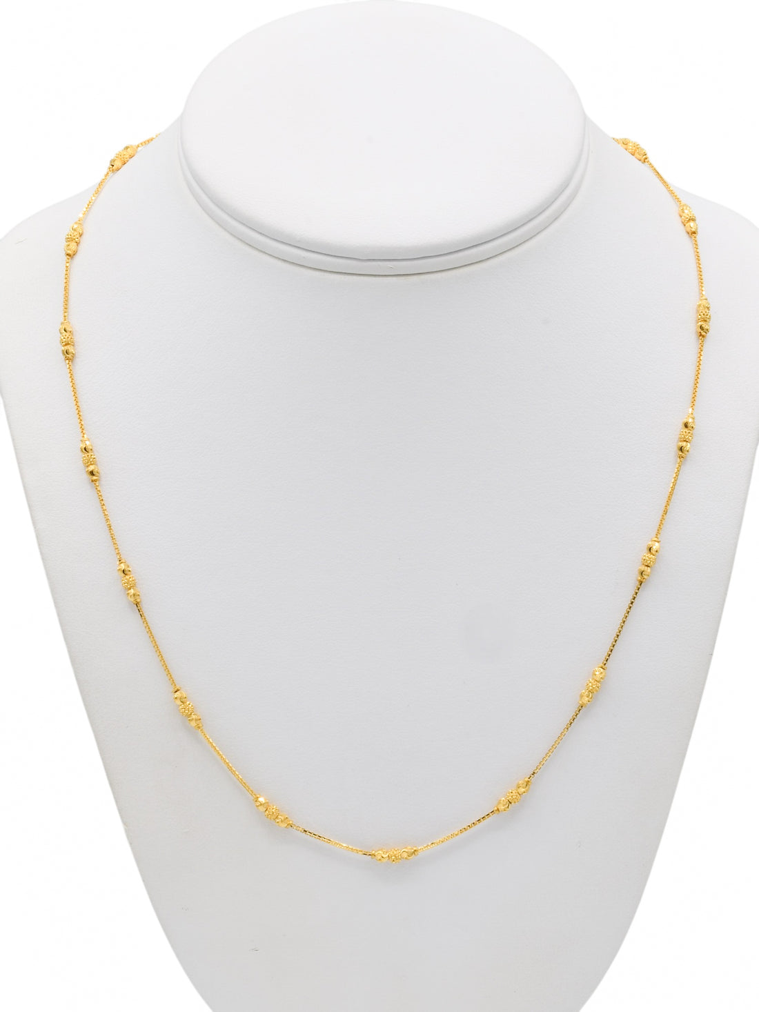 22ct Gold Ball Fancy Chain