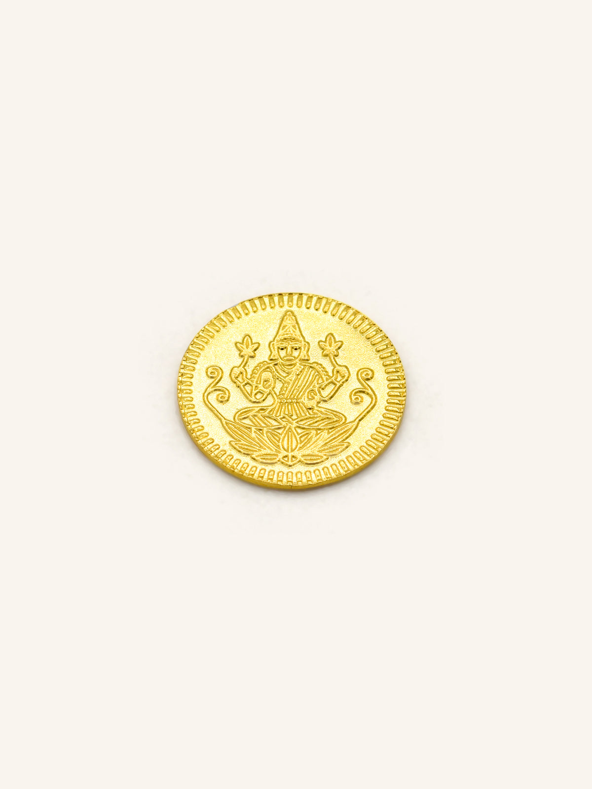 22ct Gold Coin Laxmi Ganesh 1.04 GMS - Roop Darshan