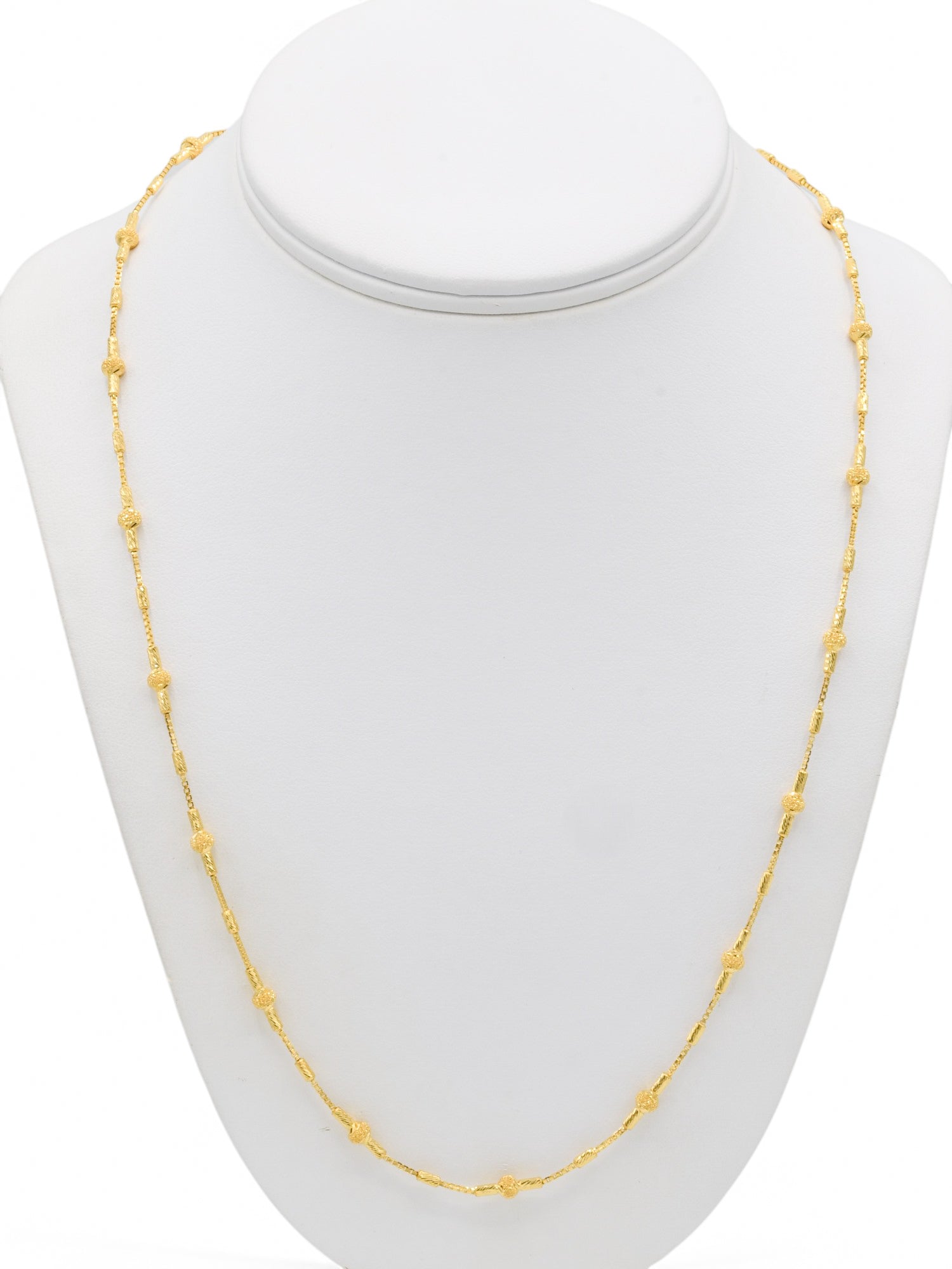 22ct Gold Ball Fancy Chain
