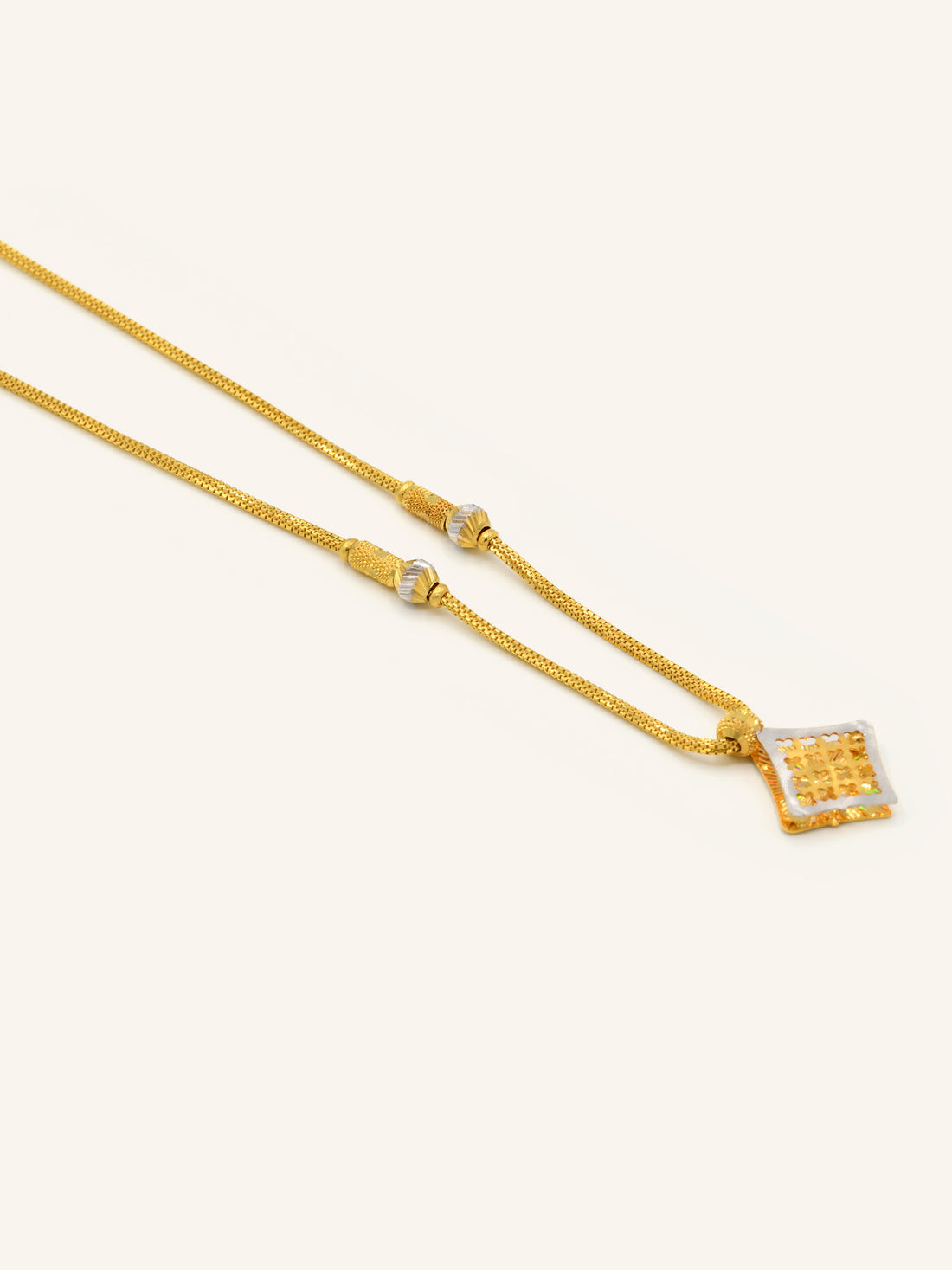 22ct Gold Chain with Pendant - Roop Darshan