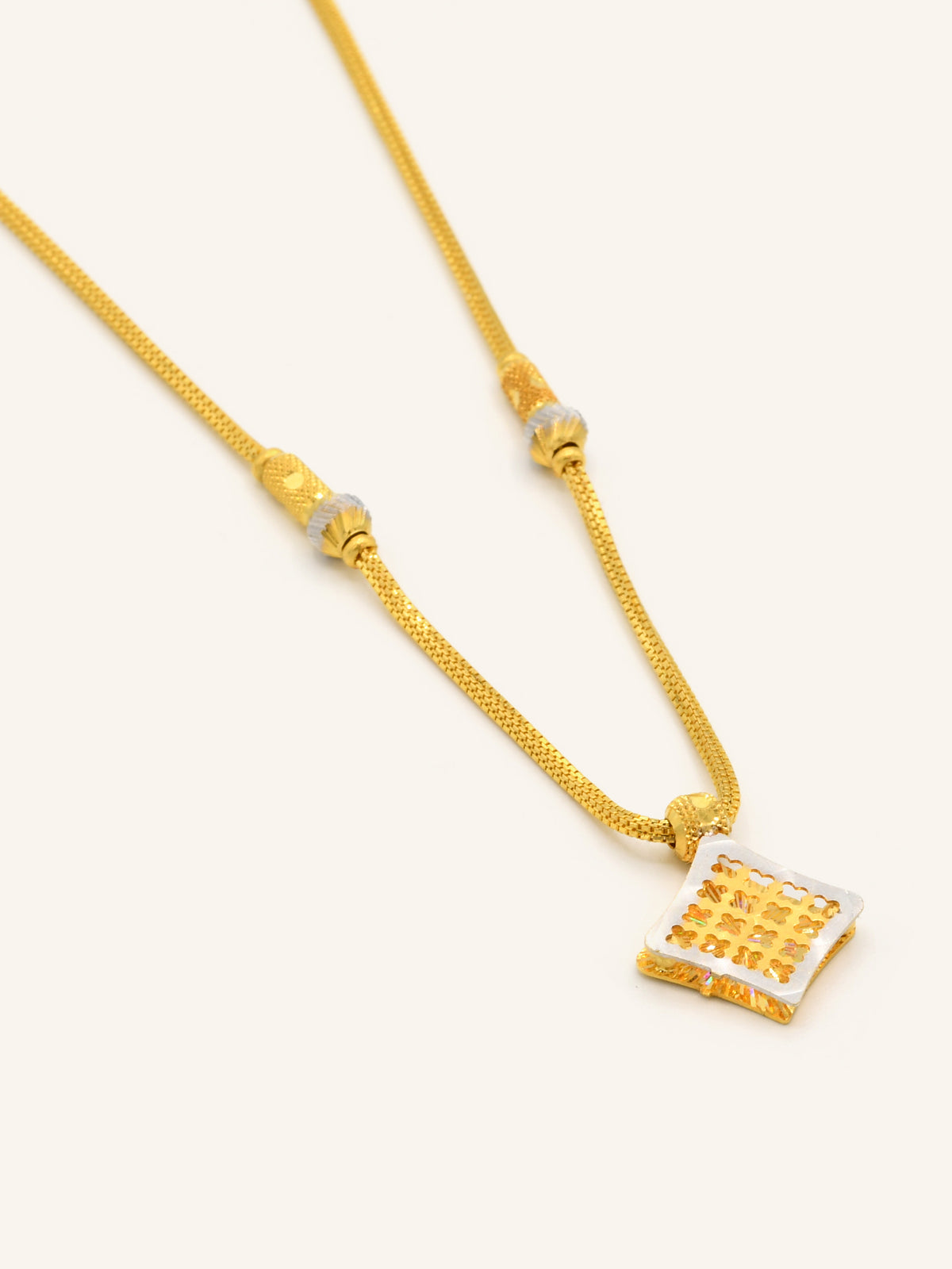 22ct Gold Chain with Pendant - Roop Darshan