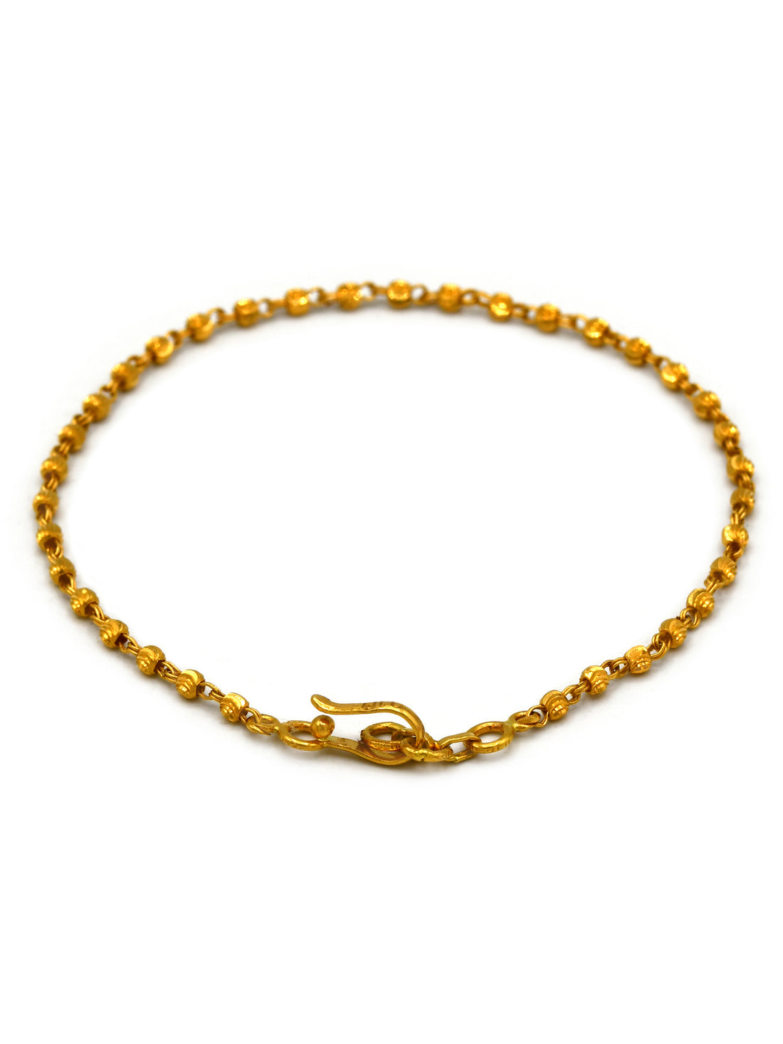 22Ct Gold Ball Ladies Bracelet