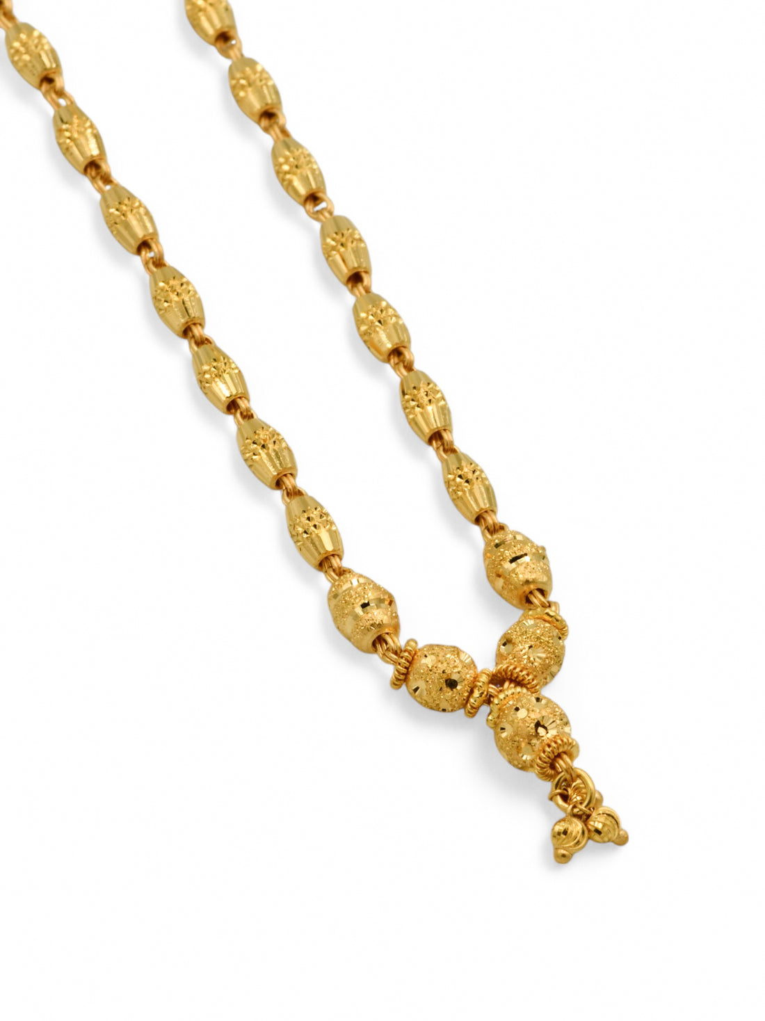 22ct Gold Ball Fancy Chain