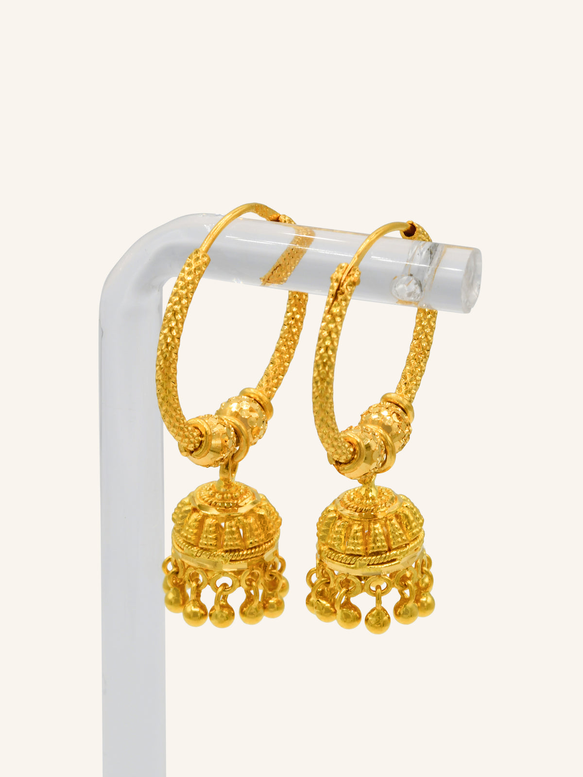 22ct Gold Jhumki Balis