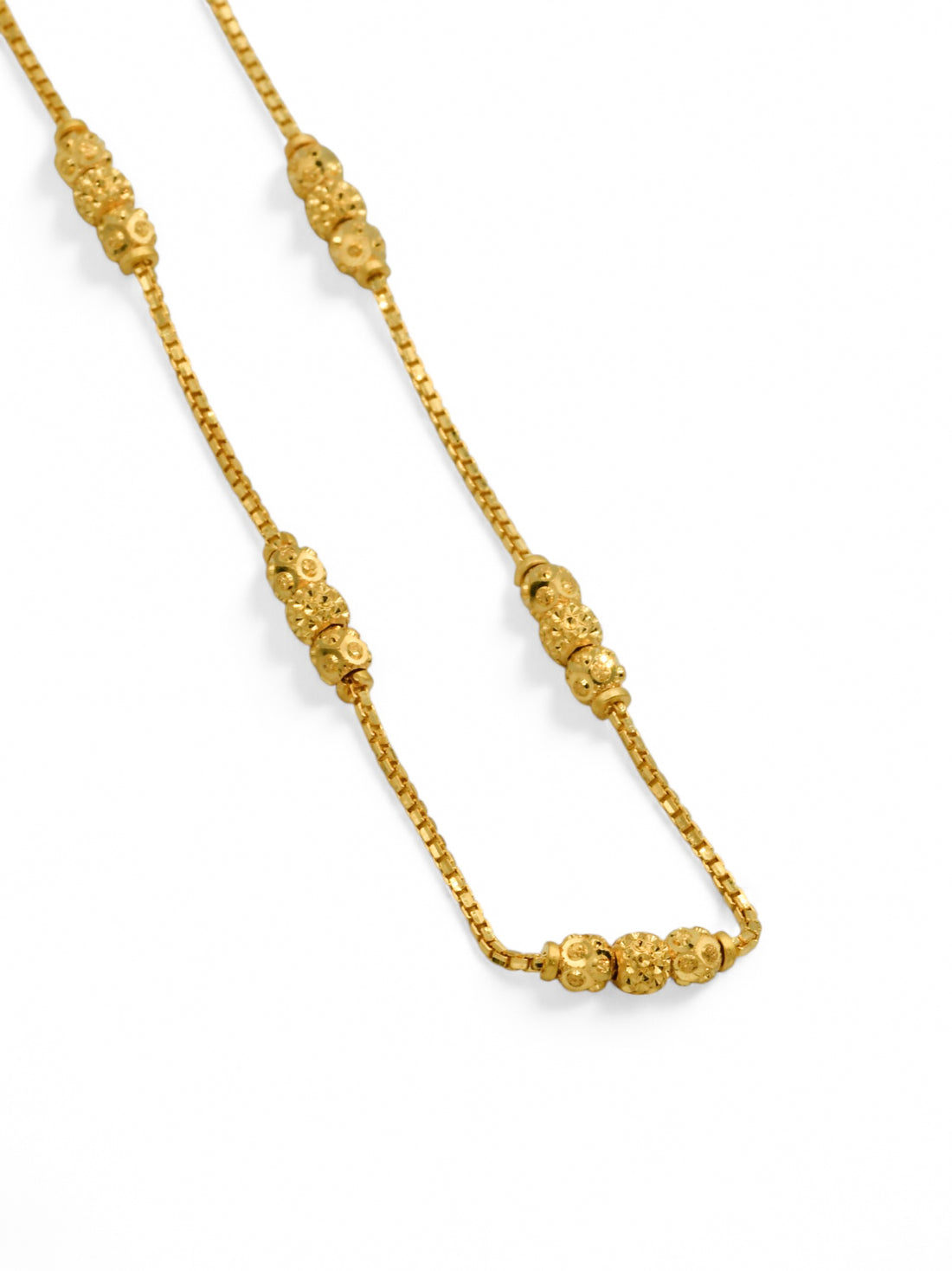 22ct Gold Ball Fancy Chain