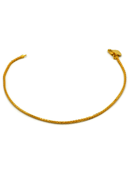 22Ct Gold 2 Piece Anklets - Roop Darshan