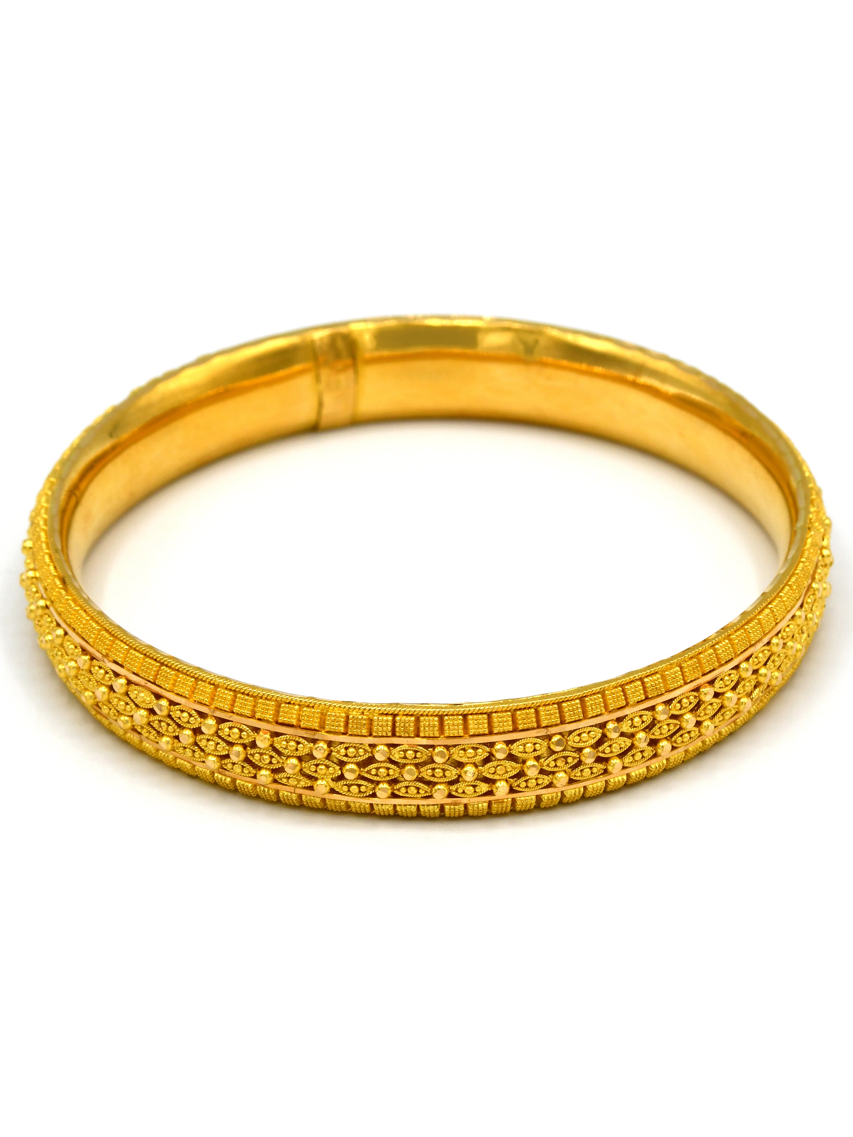 22ct Gold 2 Piece Bangle - Roop Darshan
