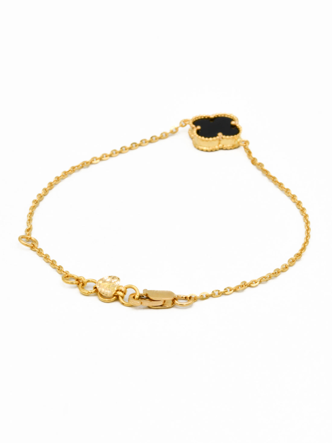 22ct Gold Black Onyx Ladies Bracelet - Roop Darshan