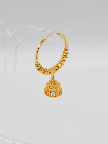 22ct Gold Ball Jhumki Bali - Roop Darshan