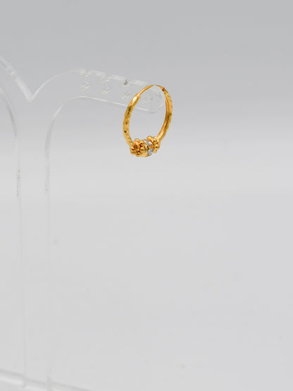 22Ct Gold Two Tone Ball Bali - Roop Darshan