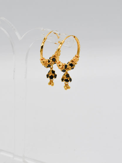 22ct Gold Crystal Ball Bali - Roop Darshan