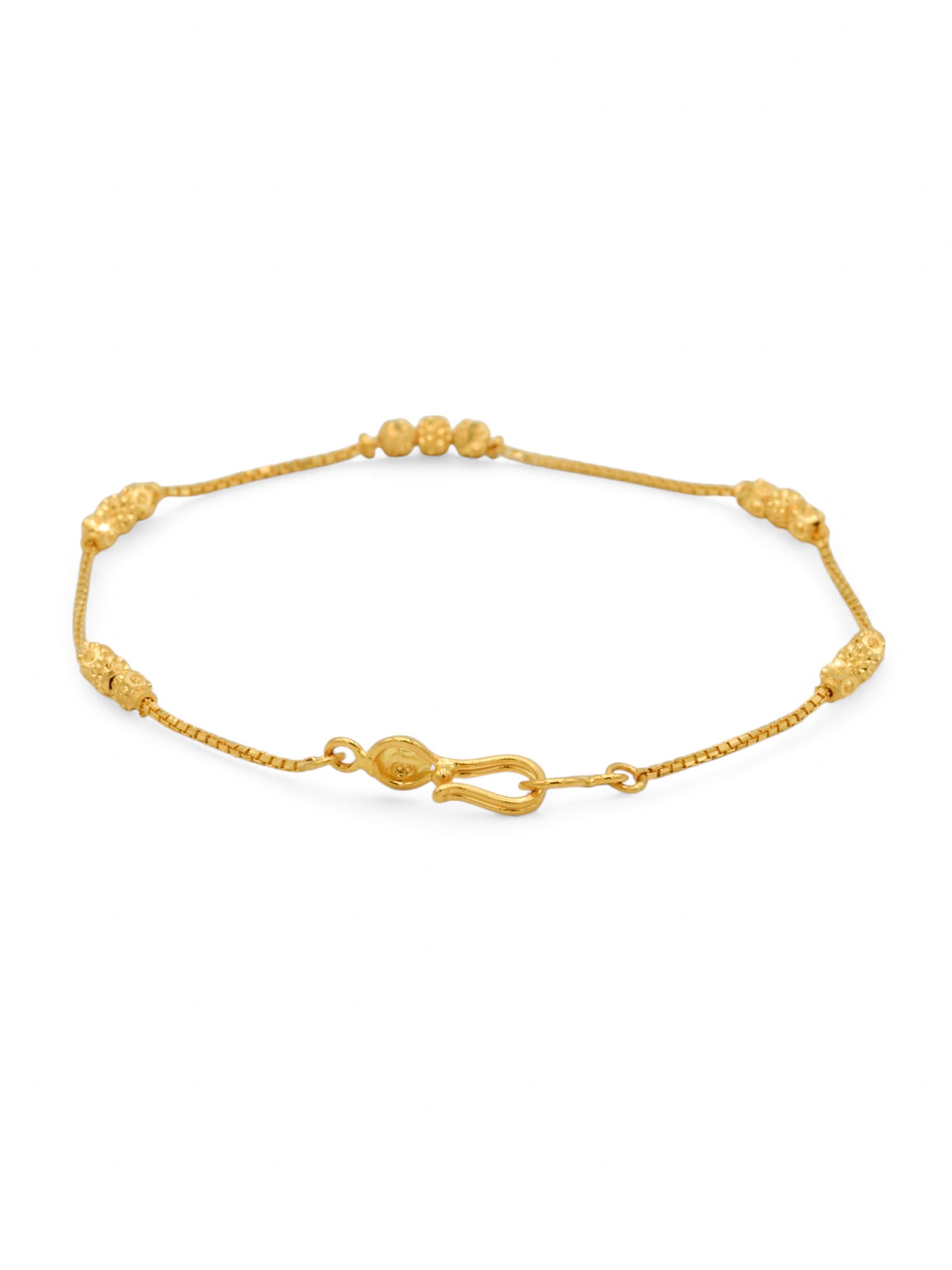 22ct Gold Ball Ladies Bracelet