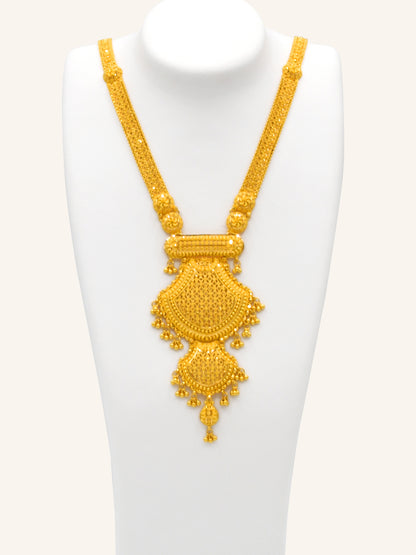 22ct Gold Necklace Set 61.64 GMS - Roop Darshan