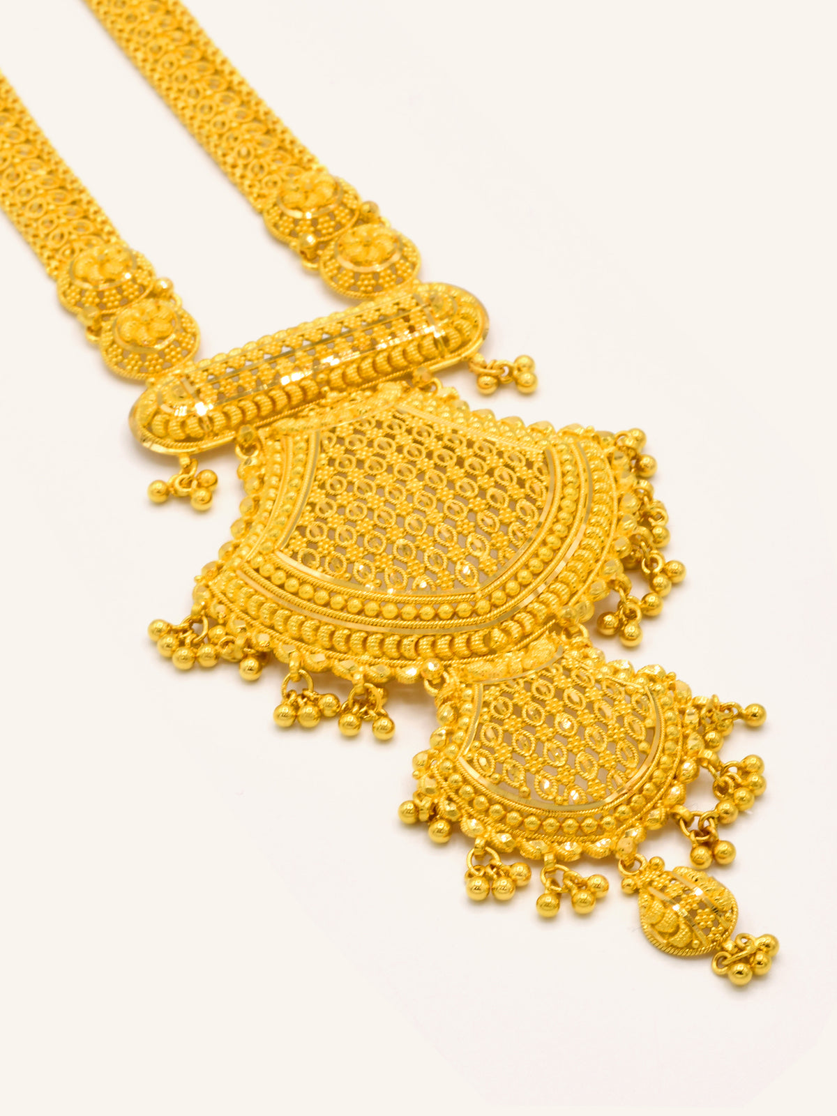 22ct Gold Necklace Set 61.64 GMS - Roop Darshan