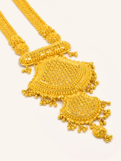 22ct Gold Necklace Set 61.64 GMS - Roop Darshan