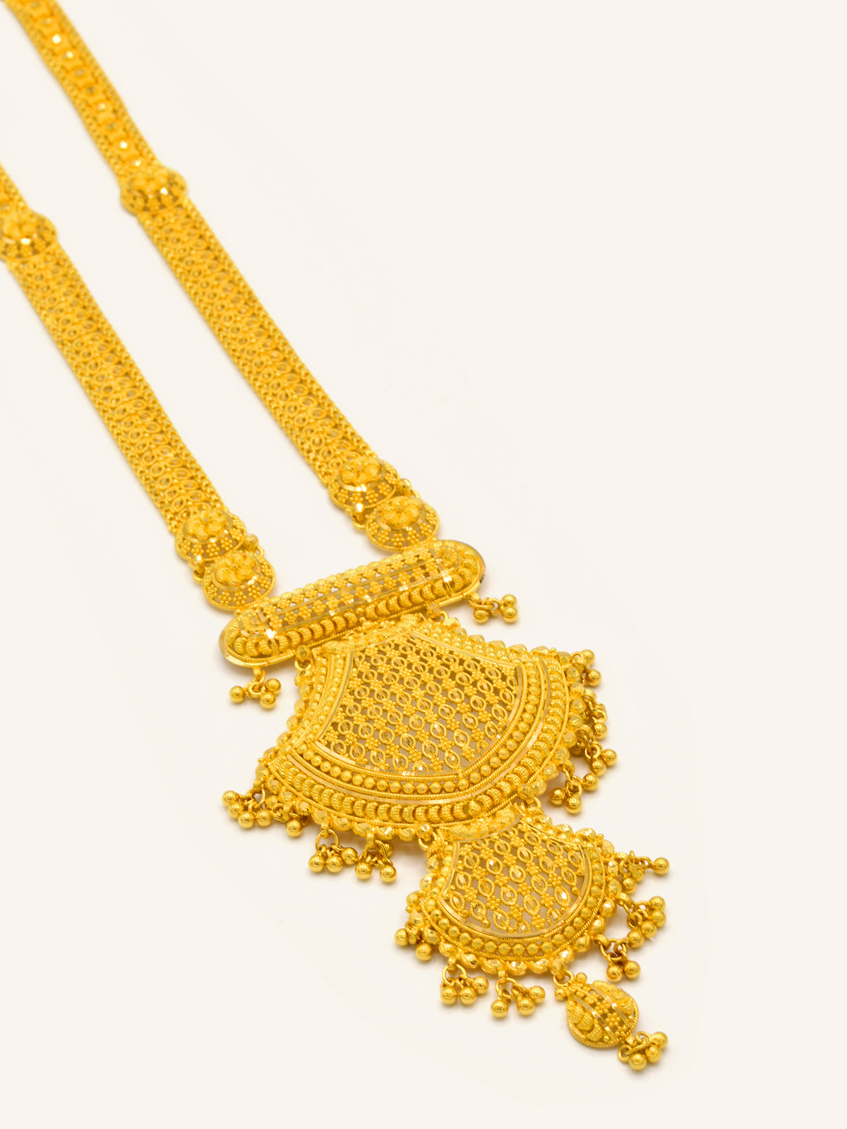 22ct Gold Necklace Set 61.64 GMS - Roop Darshan