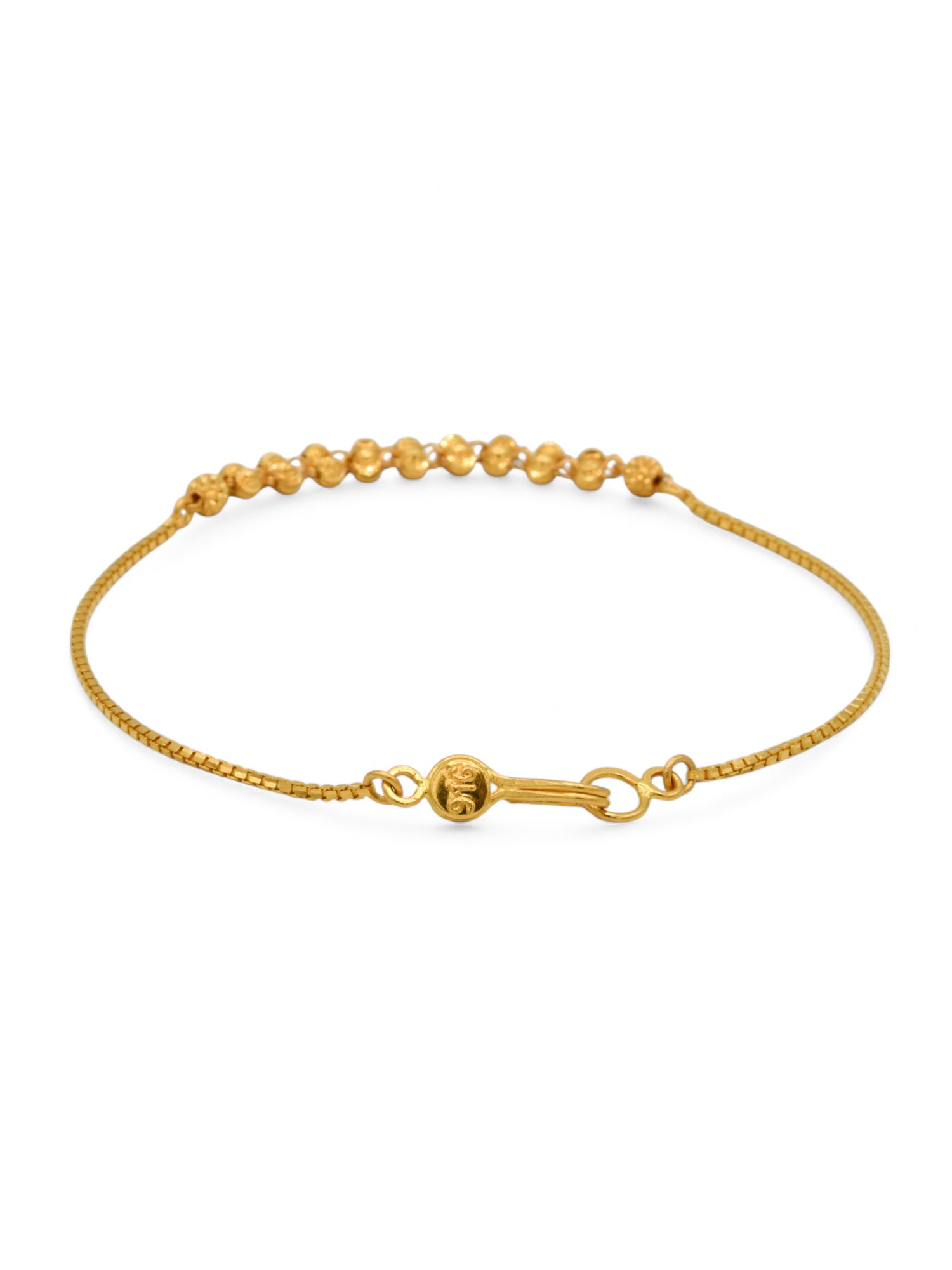 22ct Gold Ball Bracelet - Roop Darshan