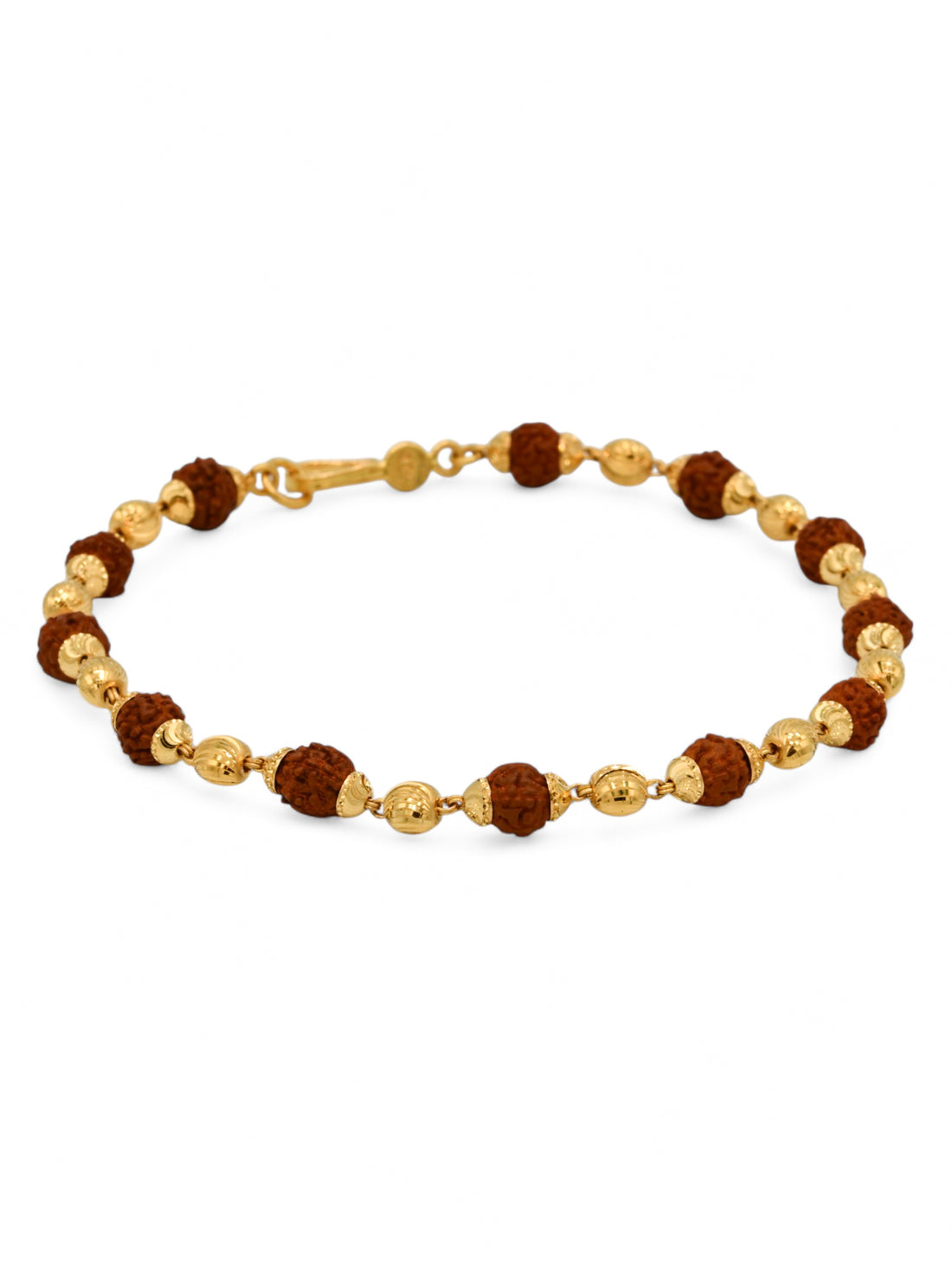22ct Gold Rudraksh Ball Bracelet