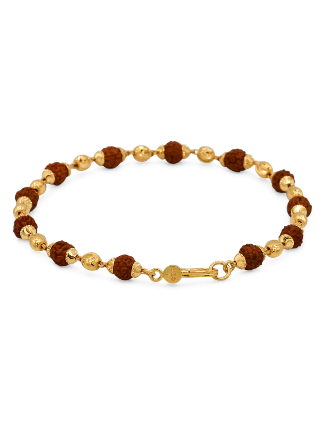 22ct Gold Rudraksh Ball Bracelet