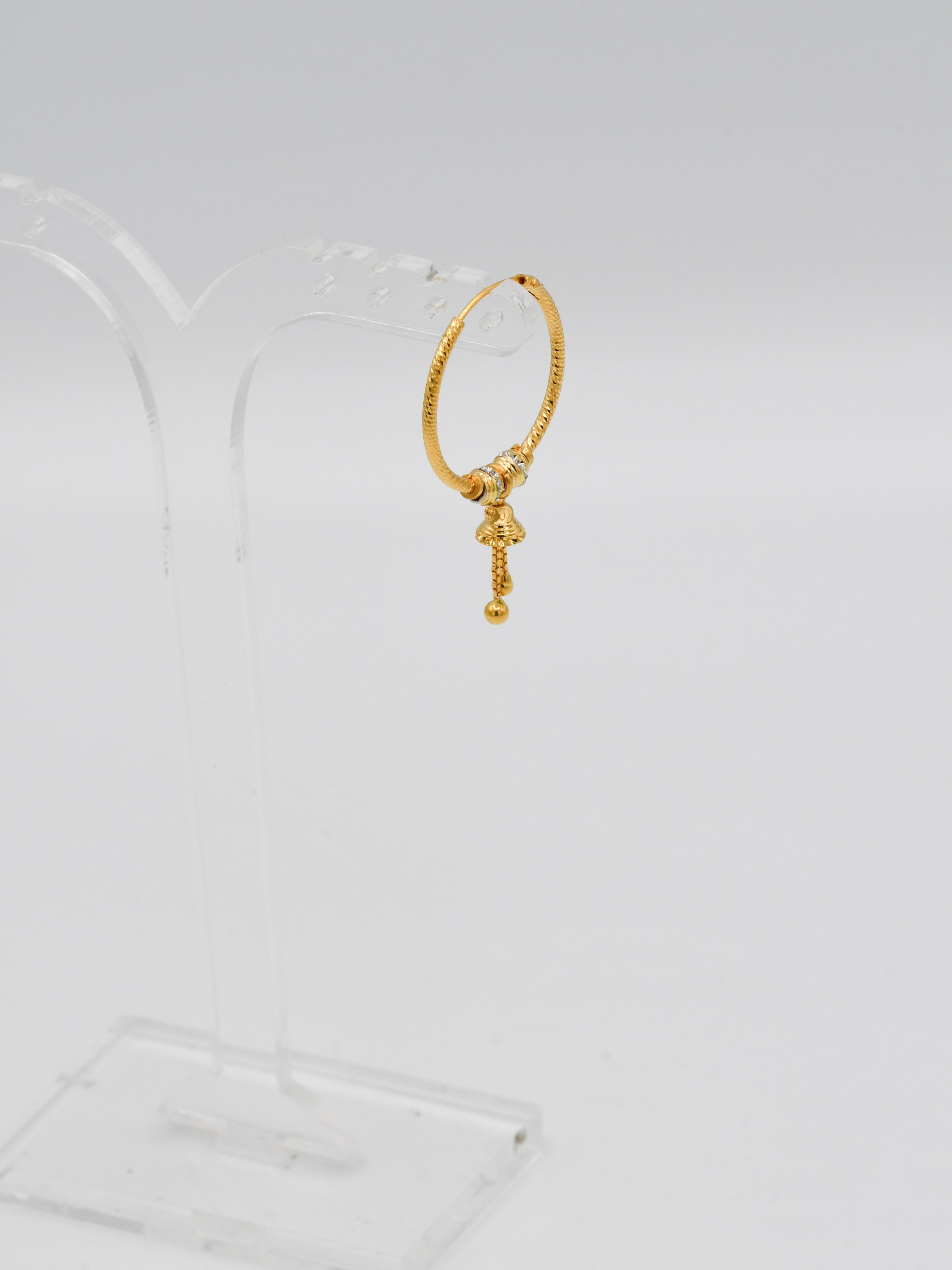 22ct Gold Two Tone Ball Bali - Roop Darshan