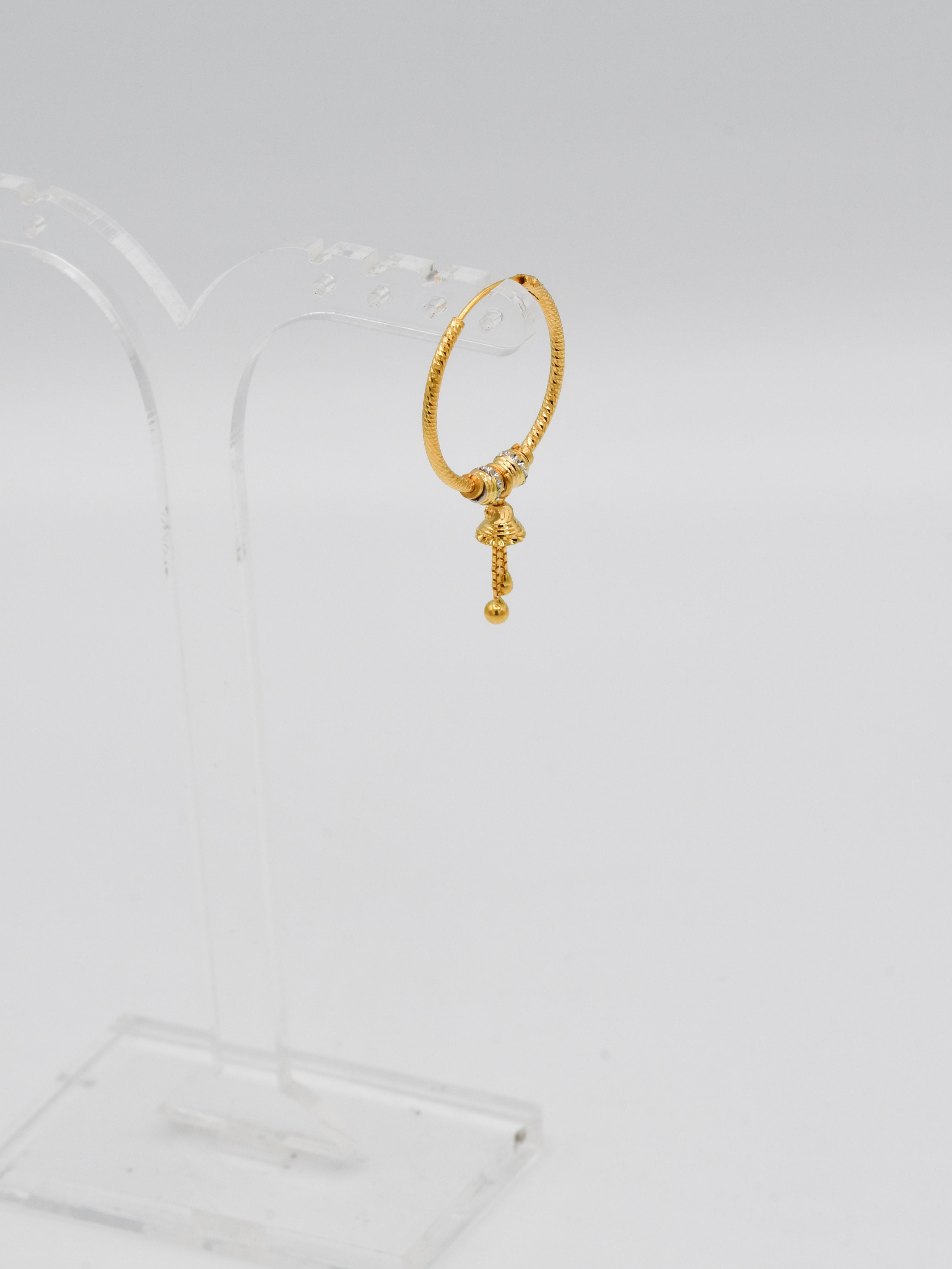 22ct Gold Two Tone Ball Bali - Roop Darshan