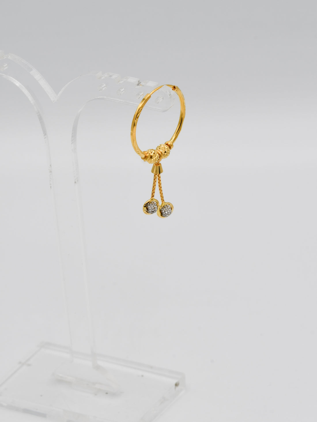 22ct Gold Two Tone Ball Bali - Roop Darshan