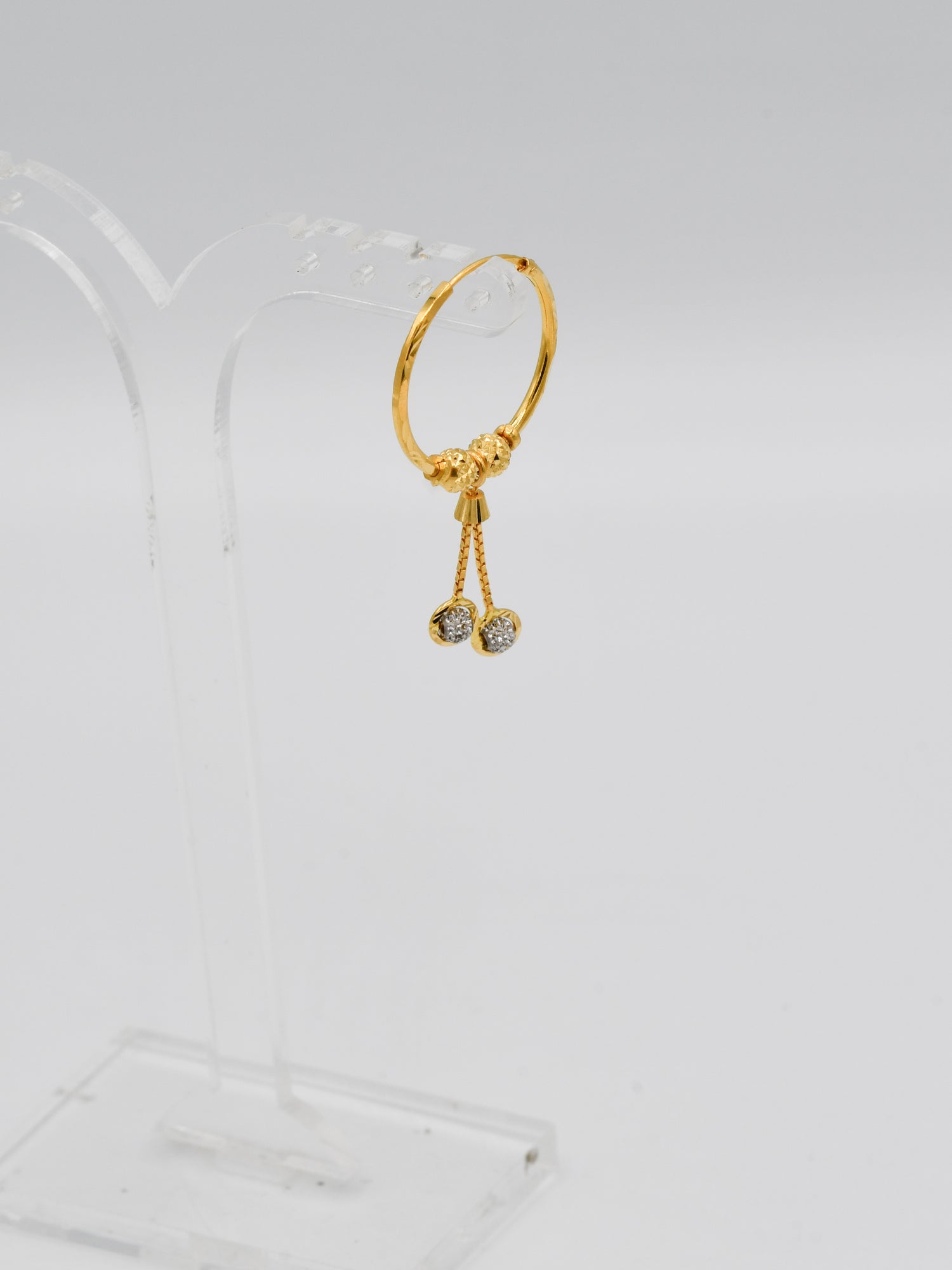 22ct Gold Two Tone Ball Bali - Roop Darshan