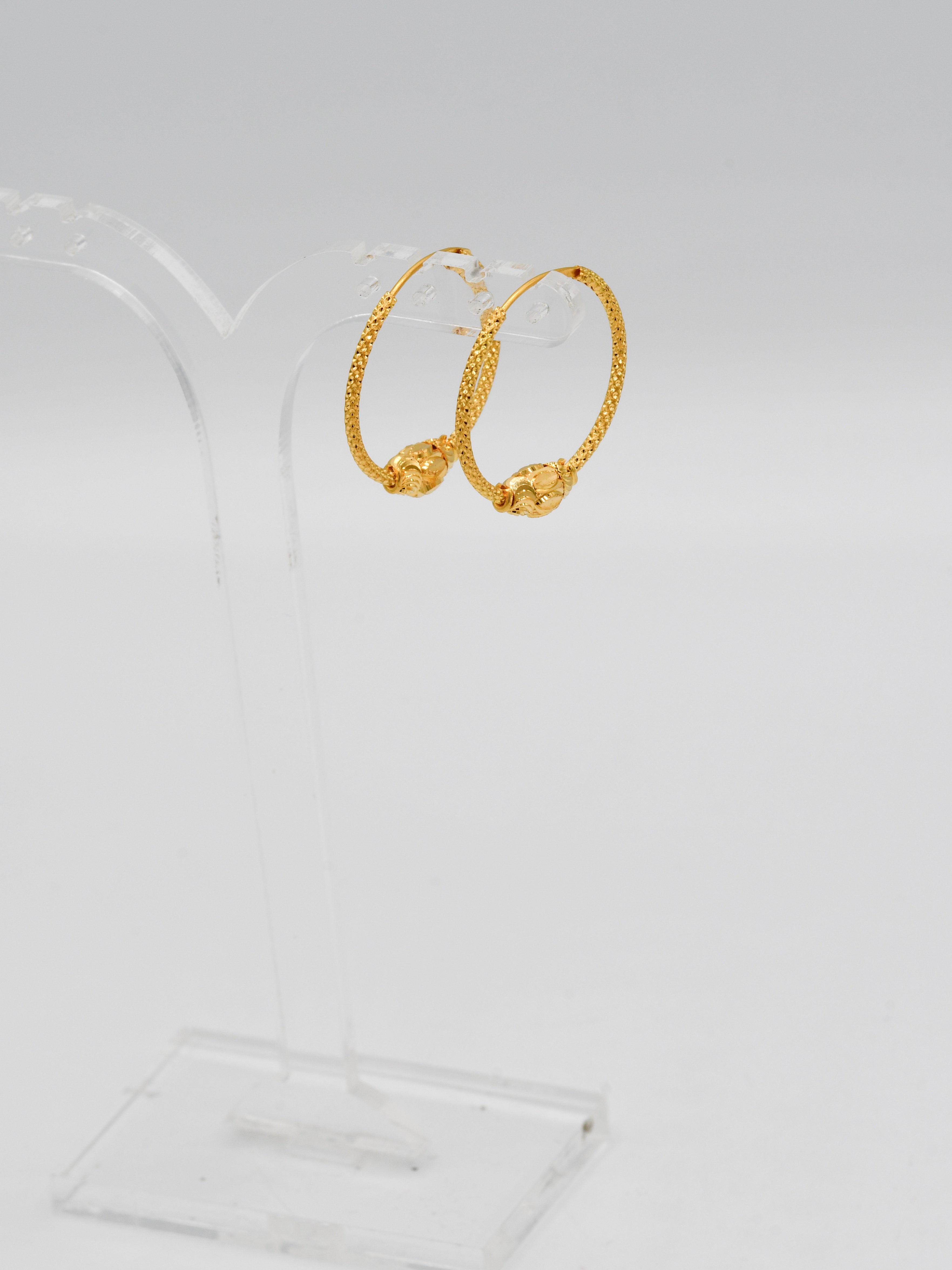 22ct Gold Ball Bali - Roop Darshan