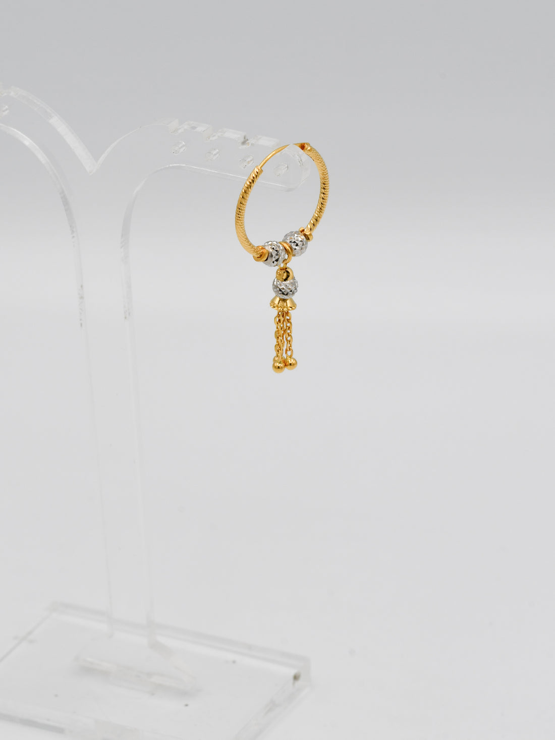 22ct Gold Two Tone Ball Bali