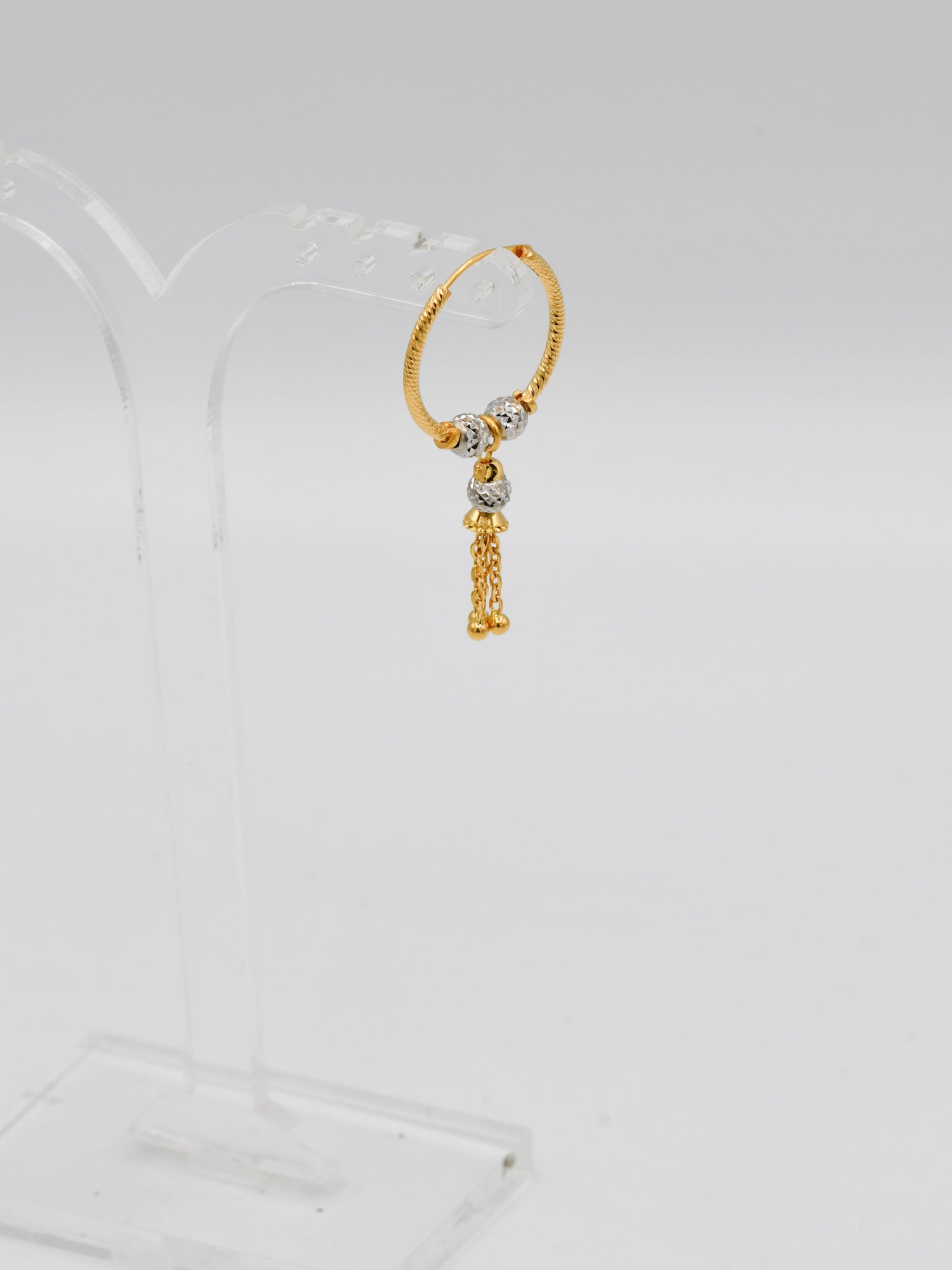 22ct Gold Two Tone Ball Bali - Roop Darshan