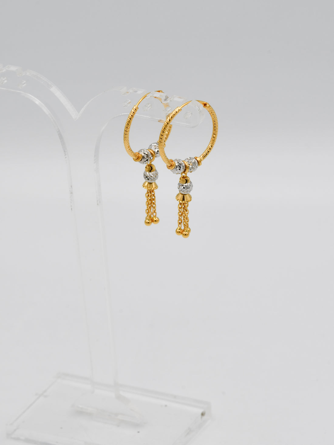 22ct Gold Two Tone Ball Bali