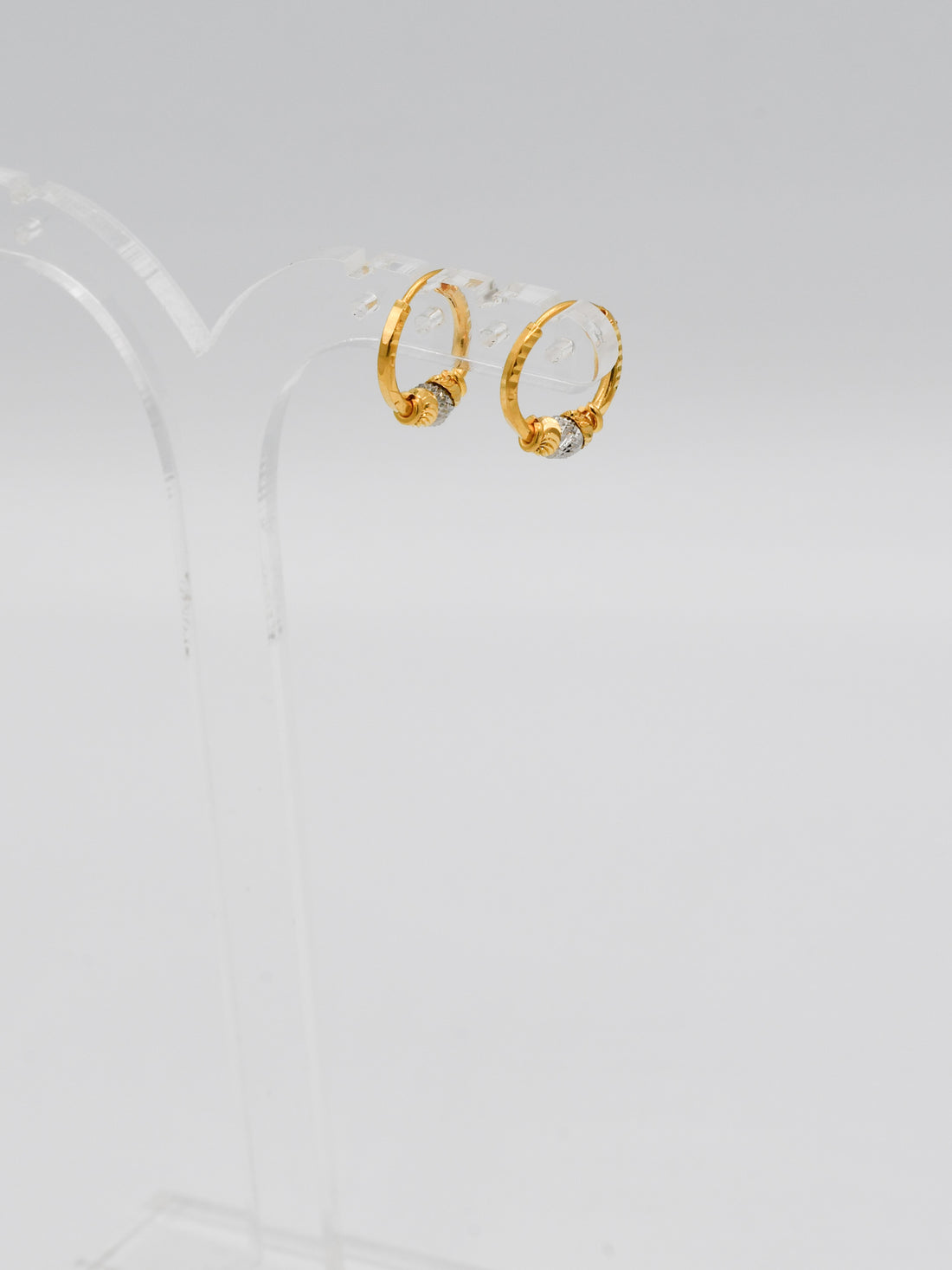 22ct Gold Two Tone Ball Bali - Roop Darshan