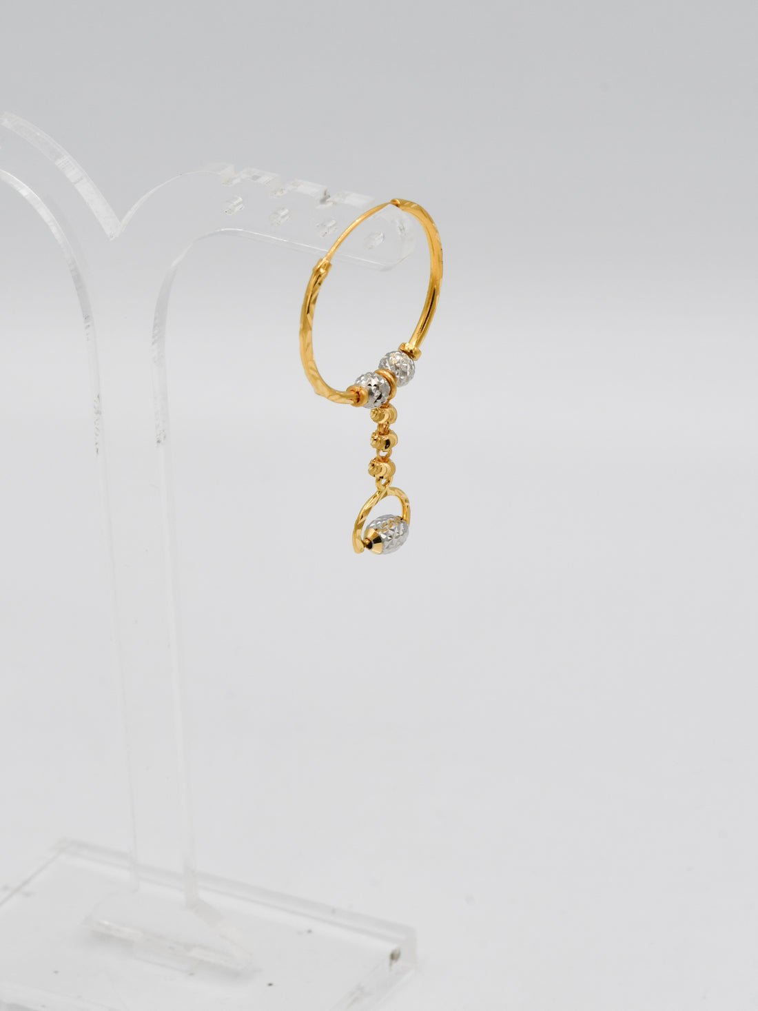 22ct Gold Two Tone Ball Bali - Roop Darshan