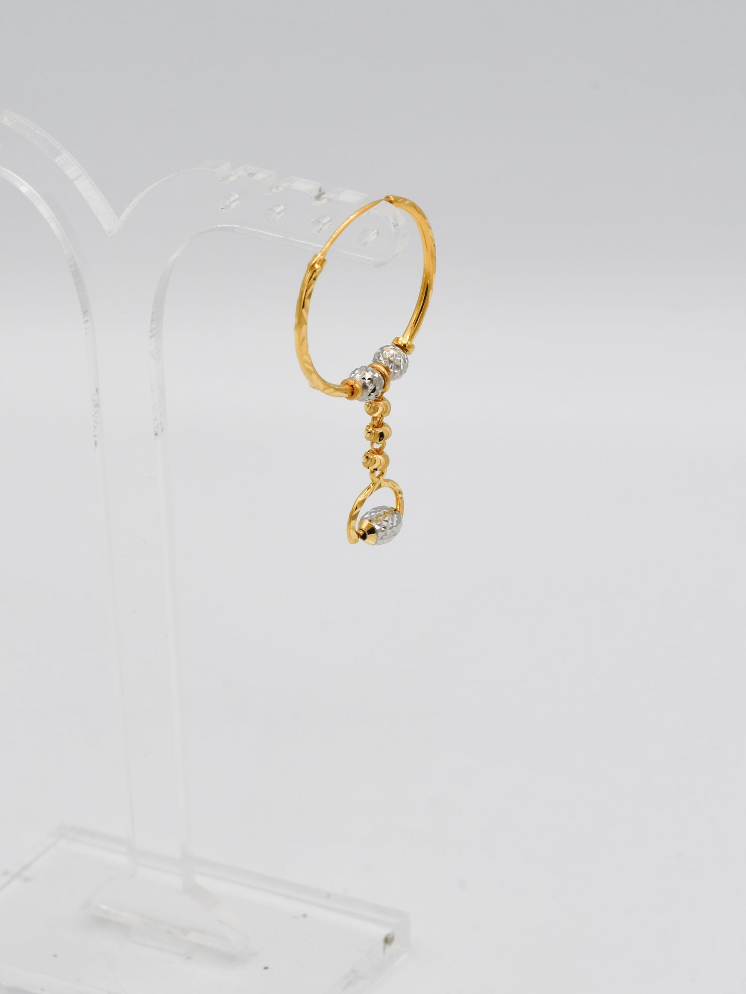 22ct Gold Two Tone Ball Bali - Roop Darshan