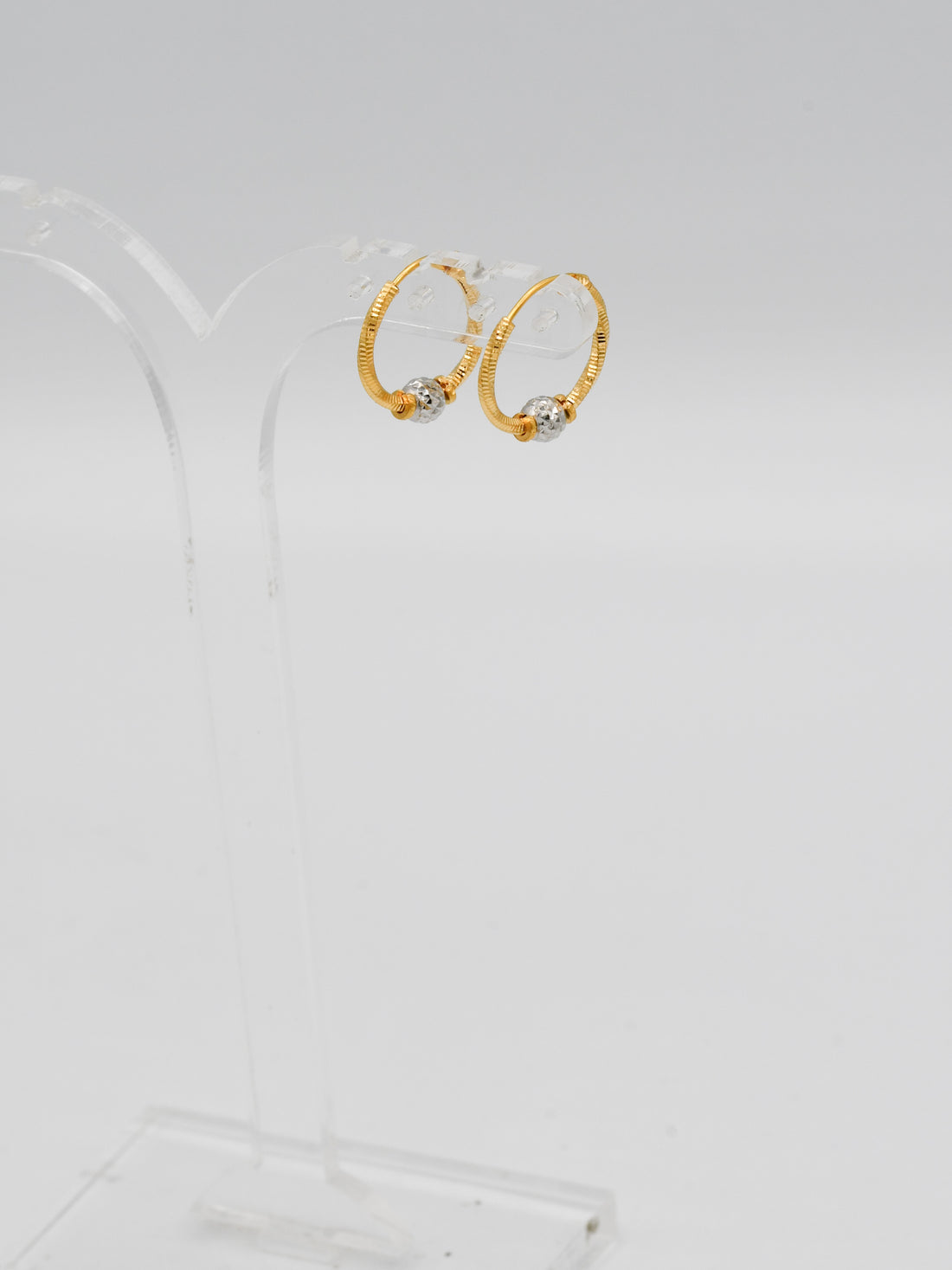 22ct Gold Two Tone Ball Bali - Roop Darshan