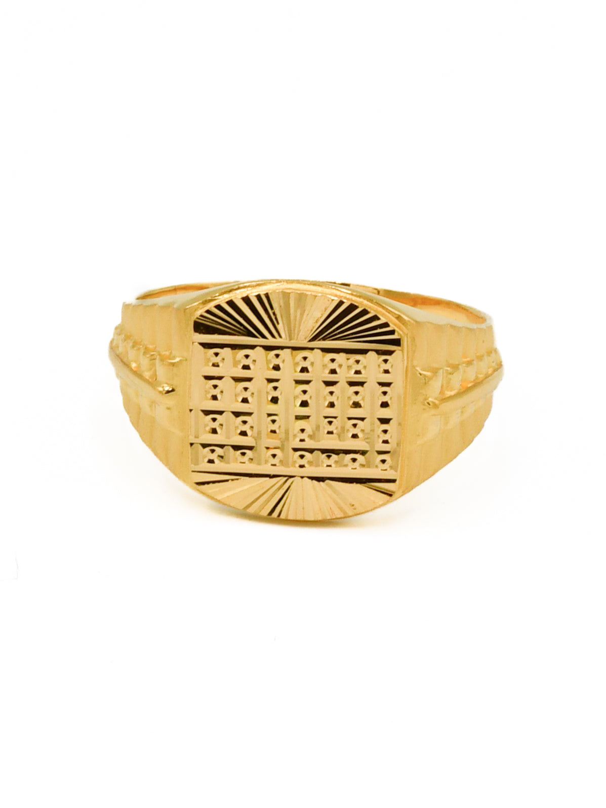 22ct Gold Mens Ring - Roop Darshan