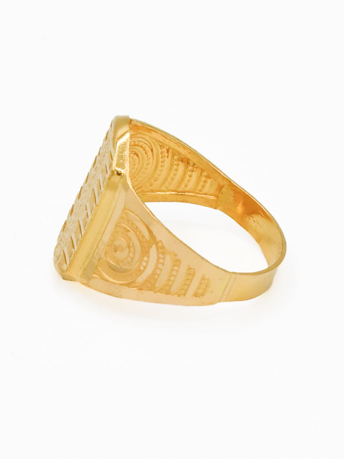 22ct Gold Mens Ring - Roop Darshan