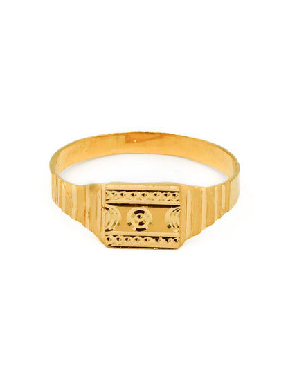 22ct Gold Mens Ring - Roop Darshan