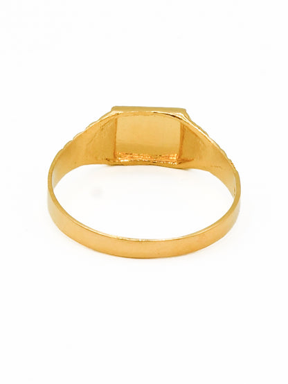 22ct Gold Mens Ring - Roop Darshan