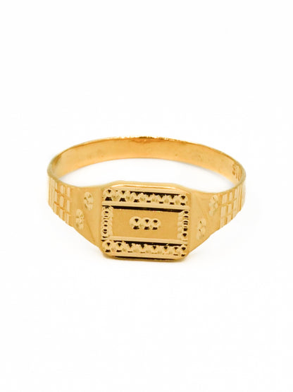 22ct Gold Mens Ring - Roop Darshan