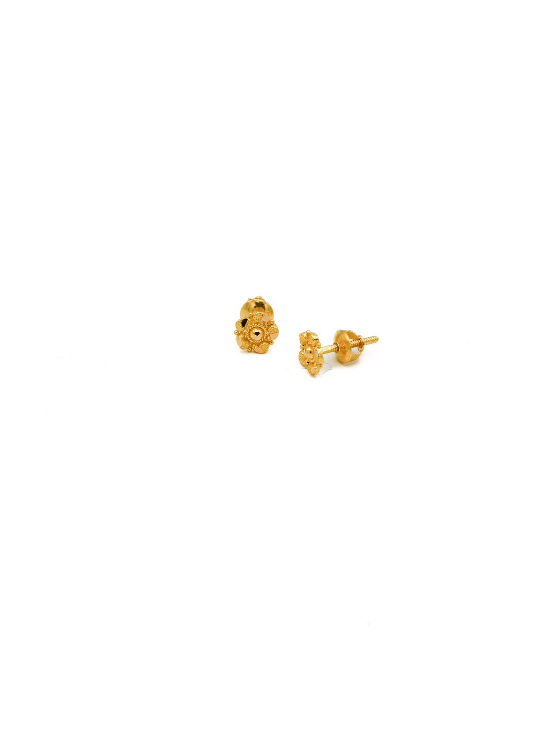 22ct Gold Stud Earrings - Roop Darshan